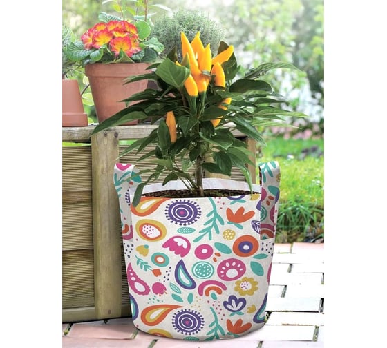 Изображение товара Корзина текстильная для хранения вещей и игрушек JoyArty Милый городок 19 литров planta_385276_5