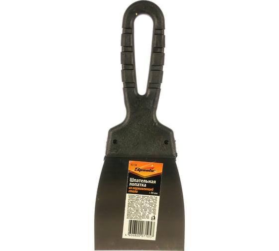 Изображение товара Шпательная лопатка из нержавеющей стали SPARTA 80 мм пластмассовая ручка 85134