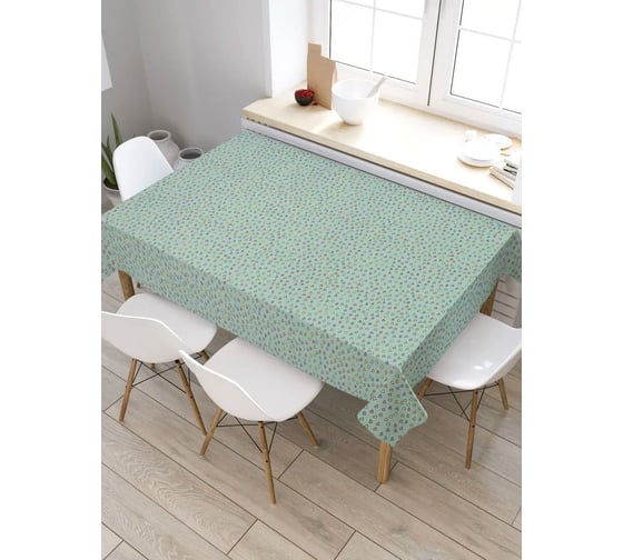 Изображение товара Скатерть прямоугольная тканевая JOYARTY на стол с рисунком Разнообразные сердечки 145х180 см tc_422626_180x145