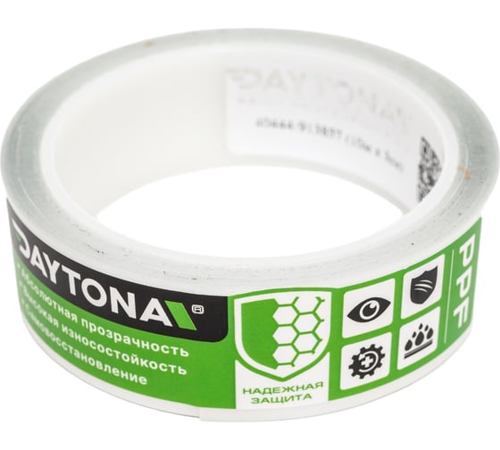 Изображение товара Бронирующая лента для защиты автомобиля Daytona 30мм х 10м, гибридный полиуретан PPF (не винил) MP1099003100