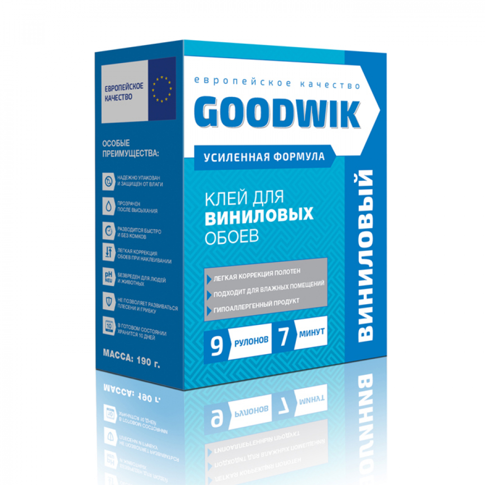 Клей для виниловых обоев Goodwik конверты для виниловых пластинок tonar lp inner sleeve внутренний конверт 12 50 шт