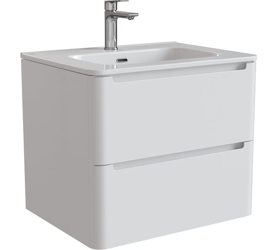 Изображение товара Тумба с умывальником IDDIS Edifice подвесная, 60 см, белая EDI60W0i95K