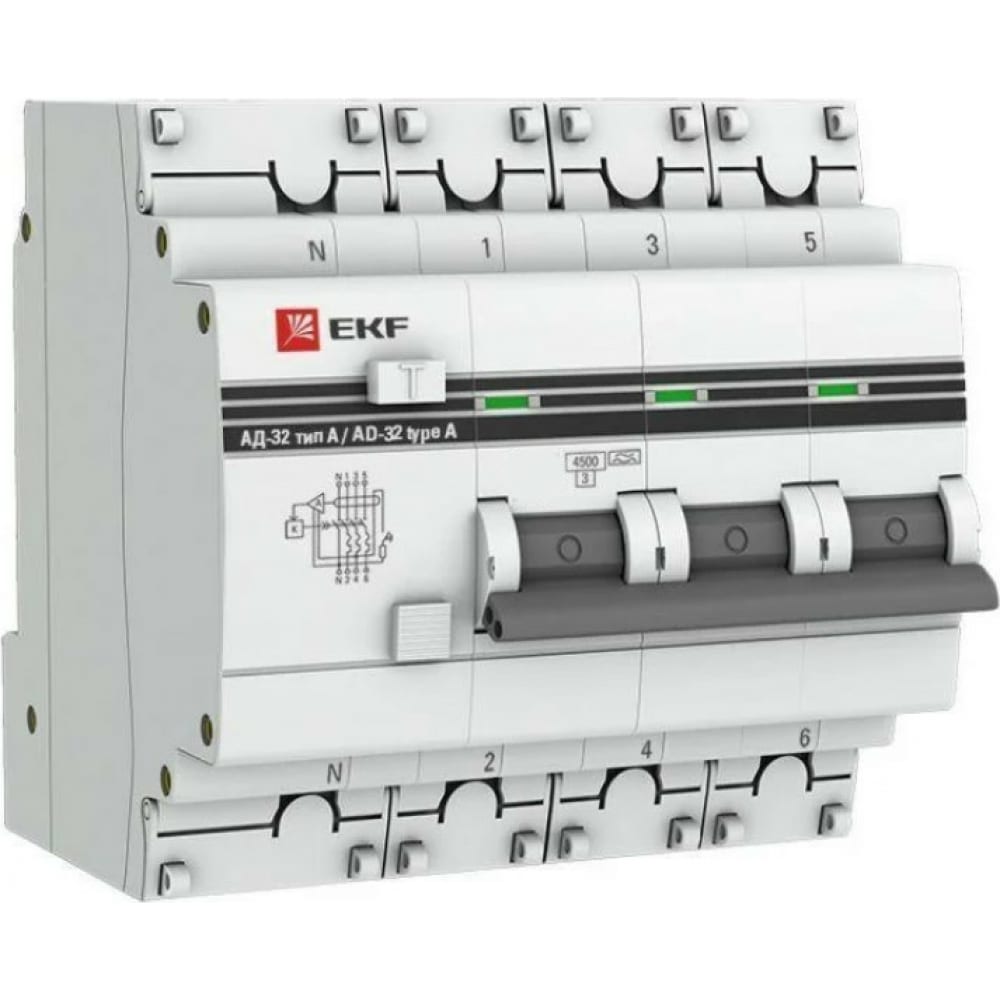 Дифференциальный автомат EKF - DA32-40-30-4P-a-pro