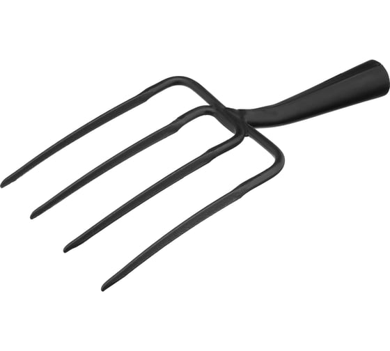 Изображение товара Вилы Без бренда Огородник 4-х рогие, 175x220 мм, удлиненная тулейка, без черенка 63837