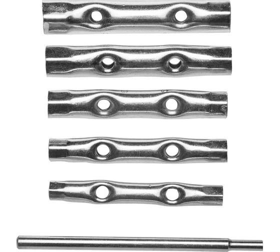 Изображение товара Набор трубчатых ключей DEXX 6 -17 мм, 6 предметов 27192-H6