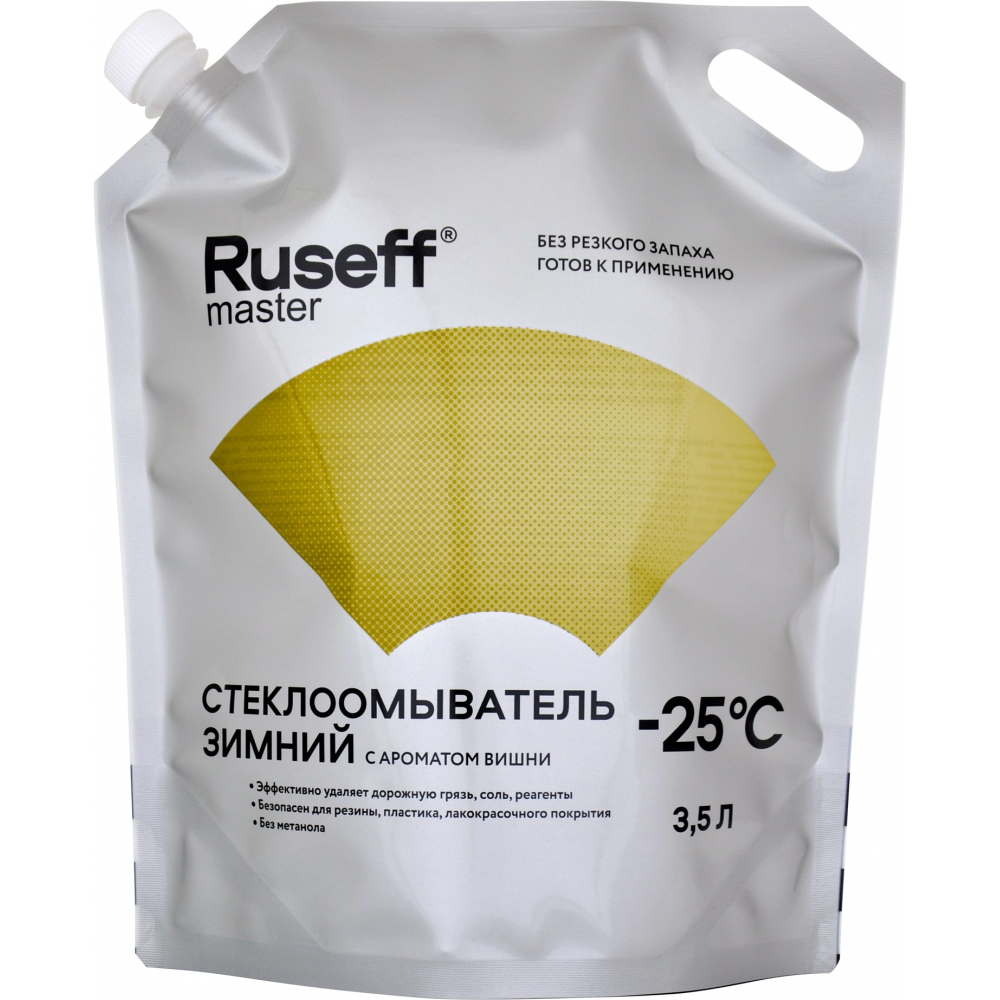 Зимний стеклоомыватель RUSEFF зимняя стеклоомывающая жидкость без метанола fox chemie 20°c 4 л