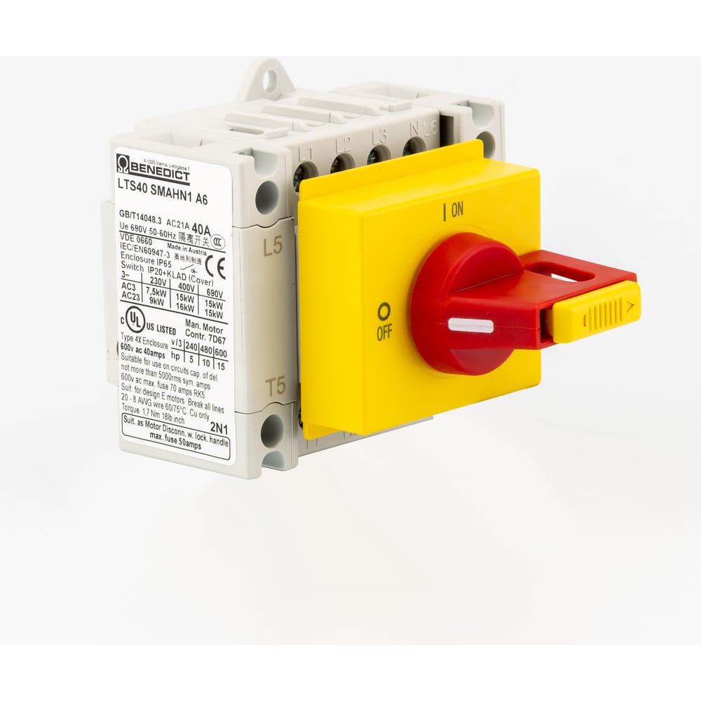 Изображение товара Выключатель нагрузки/рубильник Benedict LTS40 SMAHN1 A6 PN79570