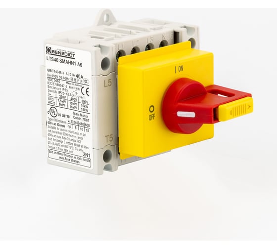 Изображение товара Выключатель нагрузки/рубильник Benedict LTS40 SMAHN1 A6 PN79570