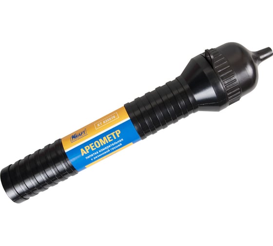 Изображение товара Универсальный ареометр KRAFT электролит+тосол, в пластиковой тубе с воронкой KT 835570