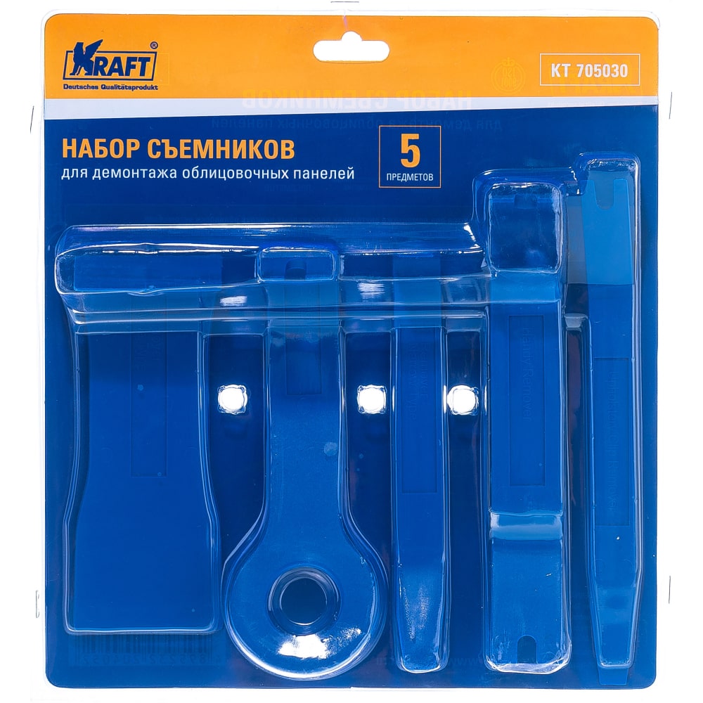 Набор съемников для демонтажа облицовочных панелей KRAFT набор для демонтажа сальников колец и шлангов affix