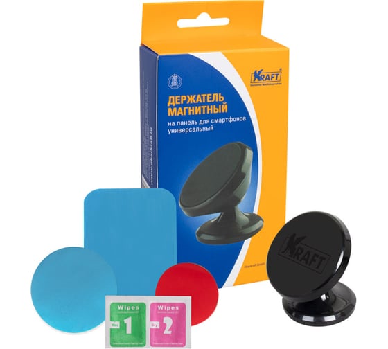 Изображение товара Держатель магнитный для телефона KRAFT на панель KT 835332