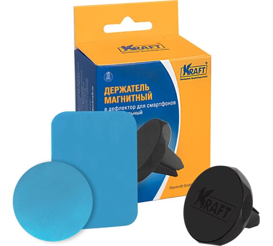 Изображение товара Держатель магнитный для телефона KRAFT на дефлектор KT 835330