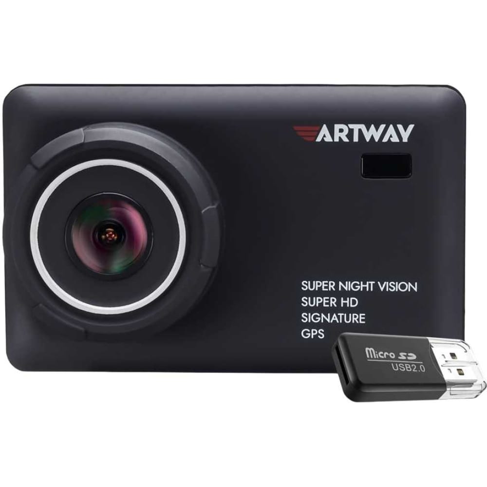 Видеорегистратор Artway автомобильный видеорегистратор carcam 4ch fullhd 4x1080p super real view 360º wifi dash cam gps dvr cc 365
