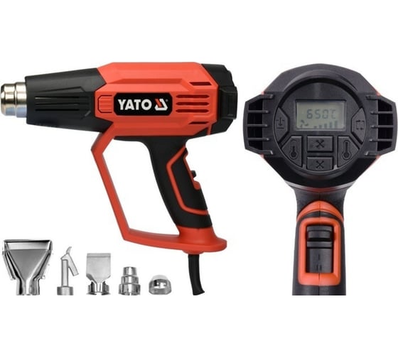 Изображение товара Технический фен YATO 1600 Вт 50, гц, 650C YT-82296