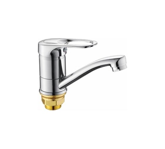 Изображение товара Смеситель для кухни с коротким изливом Potato с гайкой P4525-2