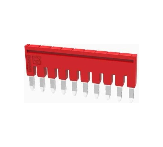 Изображение товара Перемычка Degson для клемм ds, 10 полюсов, красная, упак. 10шт. DFB10-8.2-16-00Z(H)