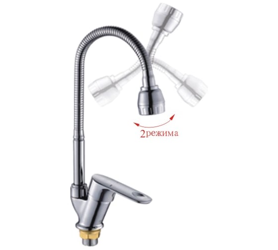 Изображение товара Смеситель для кухни Potato с гибким изливом P58201