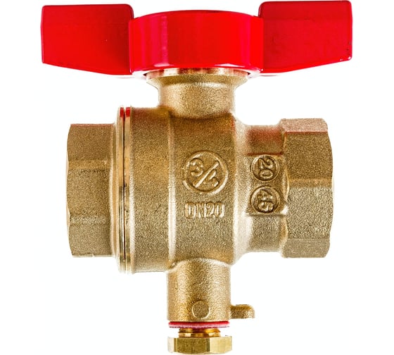 Изображение товара Шаровой кран для зонда Giacomini с вн/вн резьбой, 3/4 R851TY104