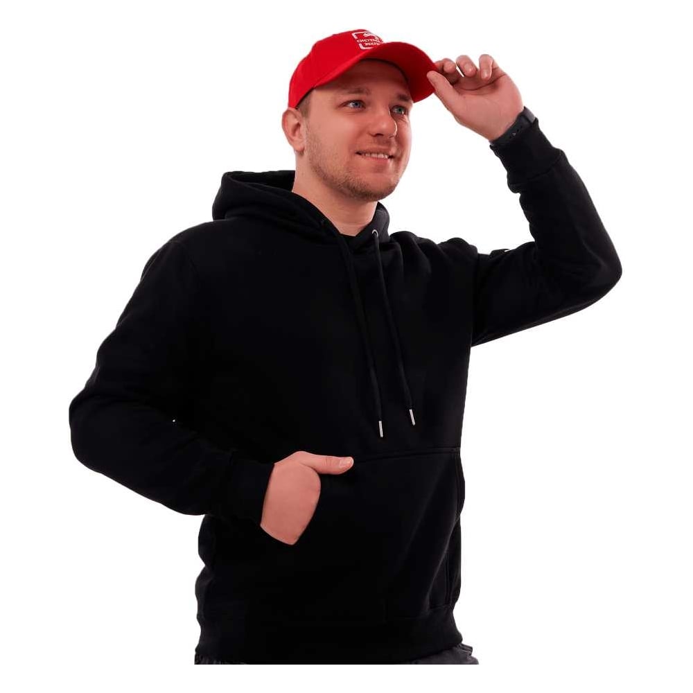 Изображение товара Бейсболка с логотипом для специалистов монтажа Система КМ красная