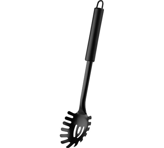 Изображение товара Ложка для спагетти Mallony classico nero из нержавеющей стали, цвет черный, non-stick (рабочая часть) 105270