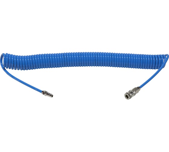Изображение товара Шланг воздушный спиральный 5.0х8.0мм 10м с быстросъемными соединениями AIST 90915080-10 00-00009029