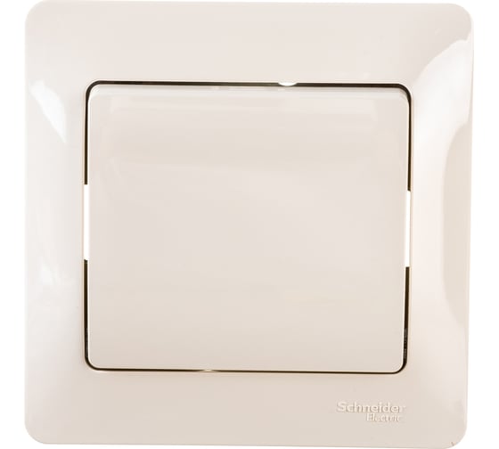 Изображение товара Выключатель Systeme Electric 1-клавишный GLOSSA бежевый SchE GSL000212