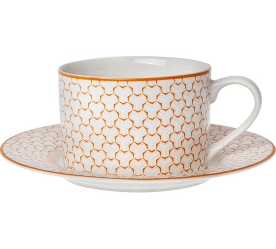 Изображение товара Чайная пара HomeQueen Медовая 220 мл /48/6 77095