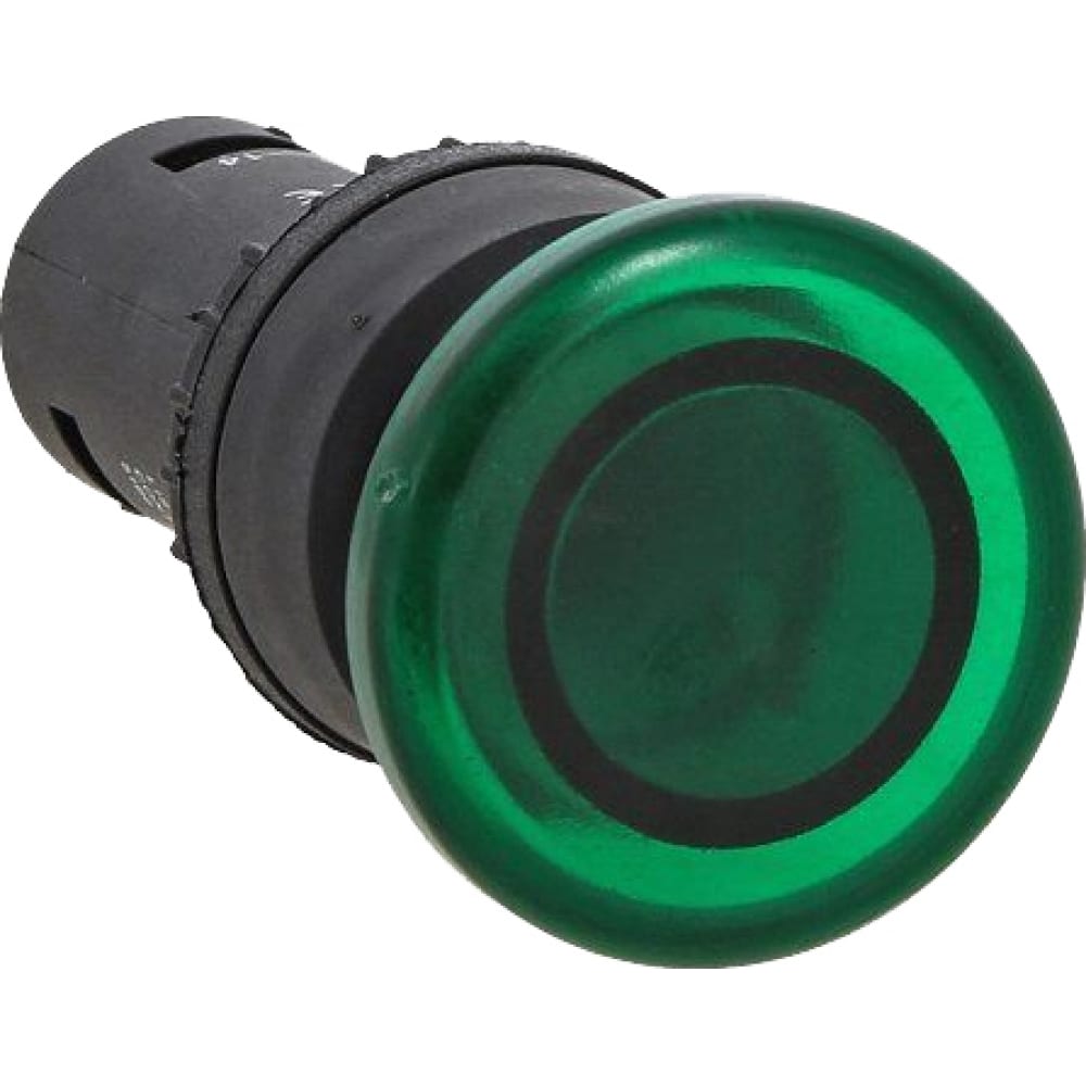 фото Кнопка с подсветкой ekf sw2c-md грибок proxima 24в зеленая no sqsw2c-md-gg-24