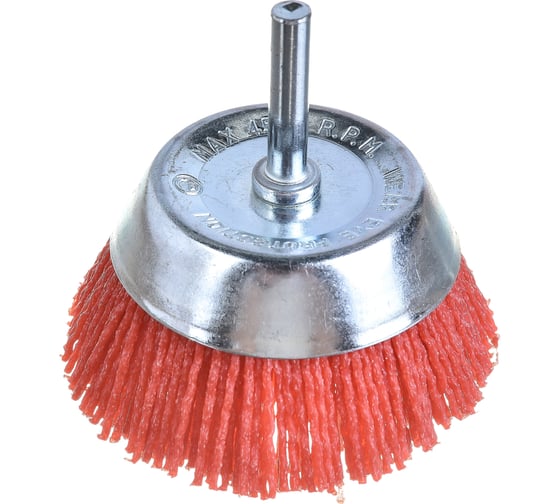 Изображение товара Щетка-крацовка чашечная (75 мм, полимерная проволока) GROSSMEISTER 021078001