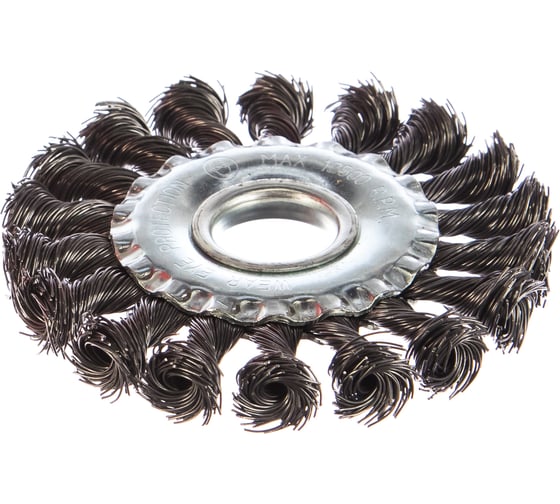 Изображение товара Щетка-крацовка дисковая (100 мм, стальная проволока) для УШМ GROSSMEISTER 021028001