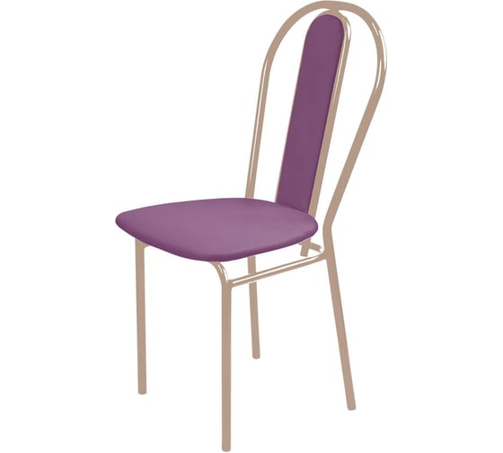 Изображение товара Стул Nika "Ника 3-1" СТ3-1/СЛ морозный сливовый/бежевый металлик