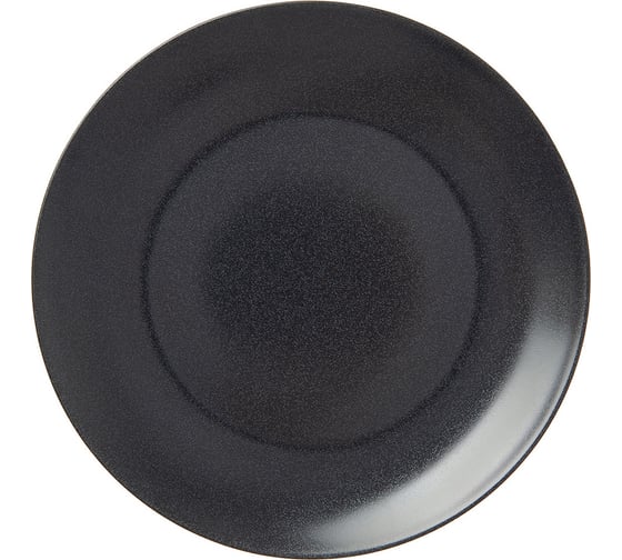 Изображение товара Десертная тарелка HomeQueen Нуар, черная 19.3 см /48/6 77107