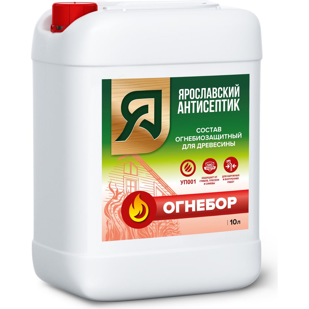 Изображение товара Биоогнезащитный состав Ярославский Антисептик огнебор 10л
