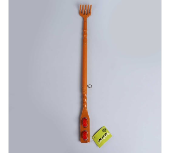 Изображение товара Массажёр-чесалка универсальный ONLITOP пластик, 2 колёсика, 47х4х3.5 см, МИКС ОТ 1655393