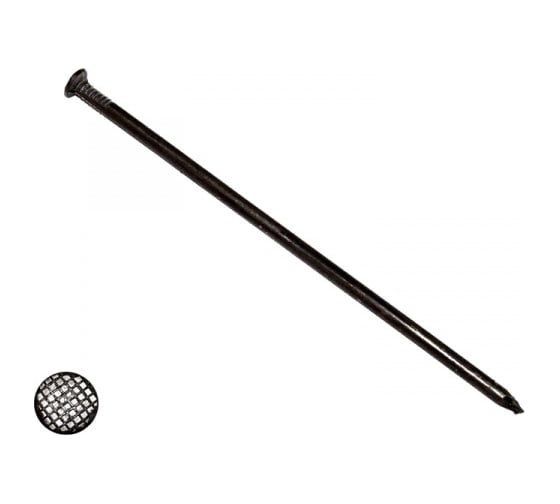 Изображение товара Гвозди КРЕП-КОМП строительные 3,5х90 черные ГОСТ 4028-63 5кг А30003509000605