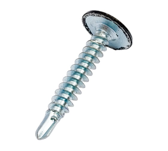 Изображение товара Саморез КРЕП-КОМП ПШC сверло 4,2х25 RAL9005 500шт пшс259005