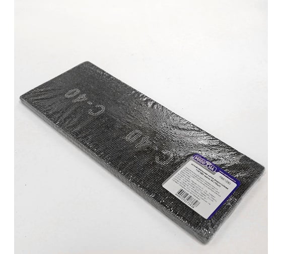 Изображение товара Сетка шлифовальная водостойкая 115x280 мм, P 40, 10 шт РОССНА Р861330