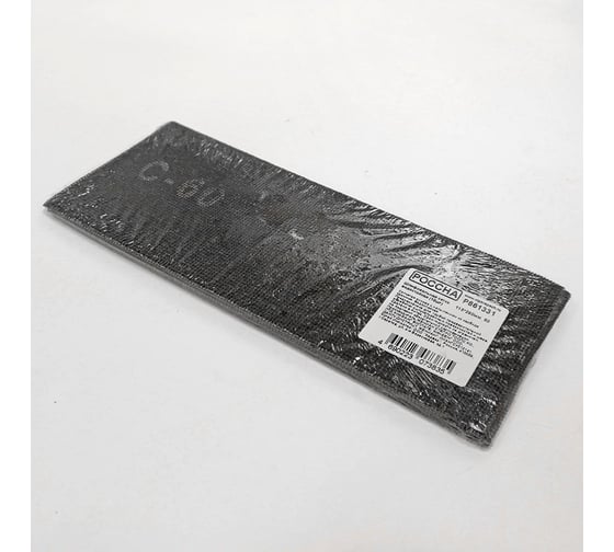 Изображение товара Сетка шлифовальная водостойкая 115x280 мм, P 60, 10 шт РОССНА Р861331