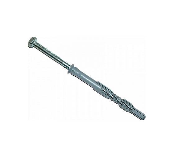 Изображение товара Фасадный дюбель КРЕП-КОМП НЕЙЛОН, шуруп под ключ KENNER Profi 10х140 50шт фдкп10140