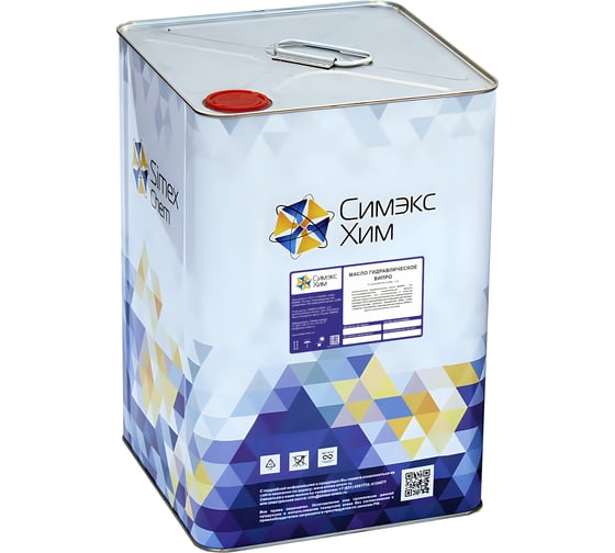 Изображение товара Масло гидравлическое "ВИПРО" в бидонах жестяных по 15 кг (18 л) Симэкс-Хим 4650334530023