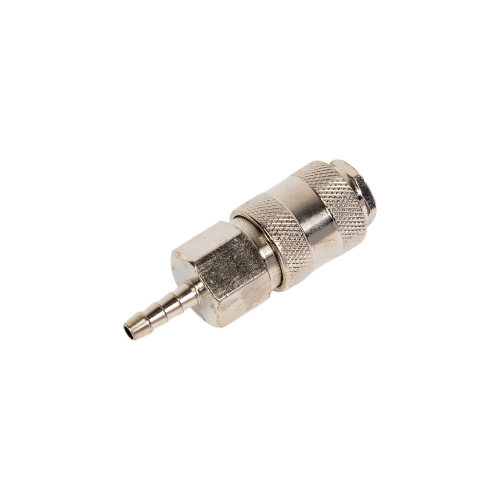 Изображение товара Штуцер мама-елочка 6 мм, никелированная сталь Aurora 37371