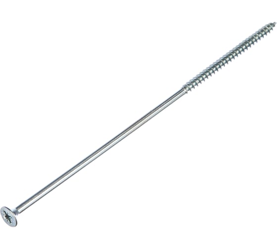 Изображение товара Саморез КРЕП-КОМП белый цинк POZY 6х200 50шт бд6200ф