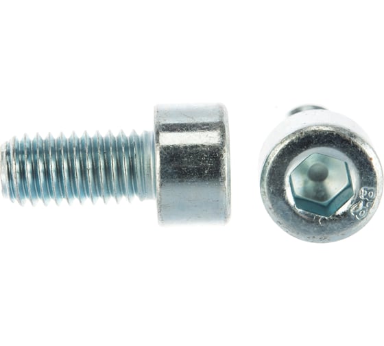 Изображение товара Винт с внутренним шестигранником КРЕП-КОМП цинк DIN912 8х16 20шт вш816мф