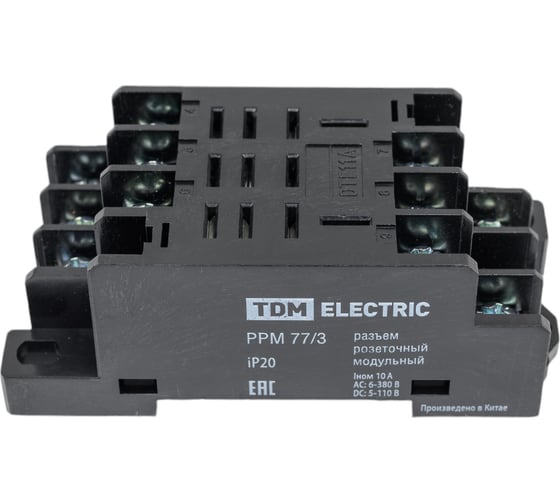 Изображение товара Модульный разъем TDM ELECTRIC РРМ77/3 для РЭК77/3 SQ0701-0005