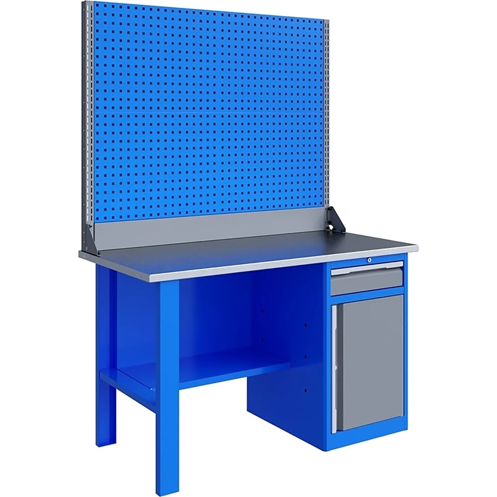 Изображение товара Слесарный верстак Верстакофф TNC 141.18.2-2 с тумбами и полками