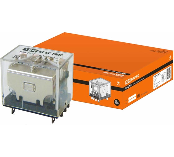Изображение товара Реле TDM ELECTRIC РЭК77/4 10А 24В DC SQ0701-0011