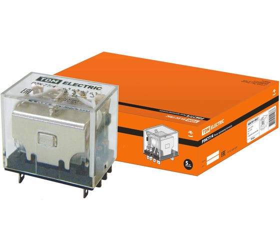 Изображение товара Реле TDM ELECTRIC РЭК77/4 10А 12В AC SQ0701-0027