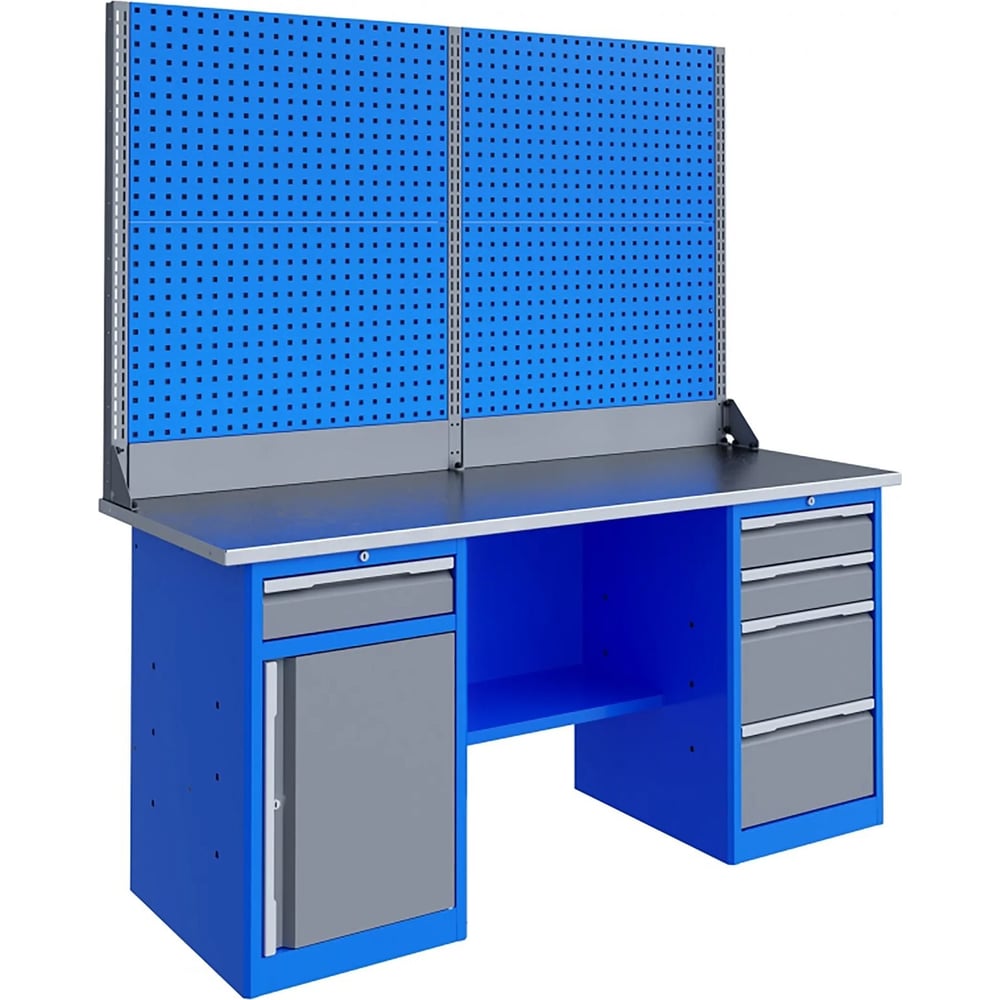 Изображение товара Верстак Верстакофф TNC 201. 48. 3-2 - двухтумбовый, 1996x696 мм