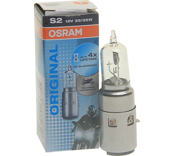 Изображение товара Автолампа Osram S2 BA20d 12V 64327