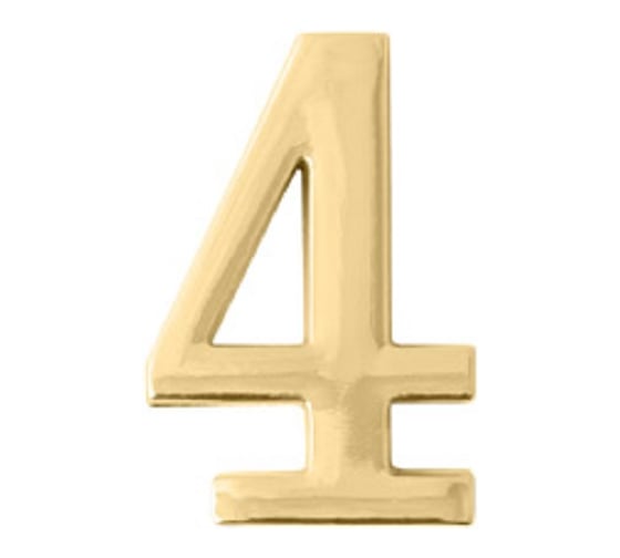 Изображение товара Дверная цифра DN-01-4-Z-G APECS 19002 00019002